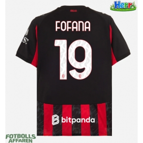 AC Milan Youssouf Fofana #19 Hemmatröja 2025-26 Kortärmad